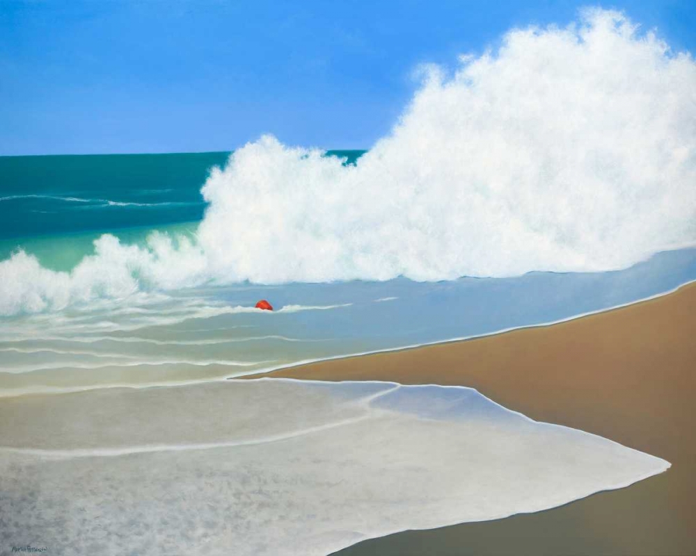 Red Pail in the Sand art print by Martha Pettigrew for $57.95 CAD