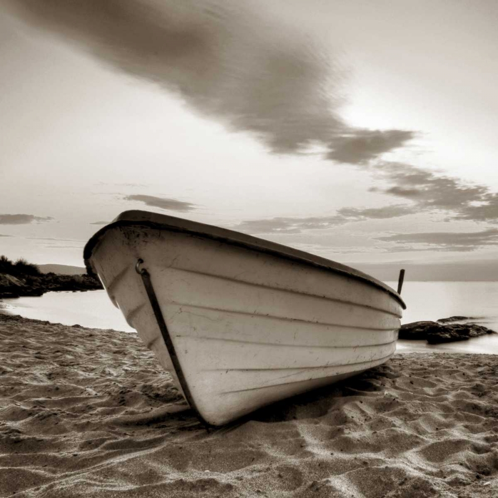 Boat on the Beach art print by PhotoINC Studio for $57.95 CAD