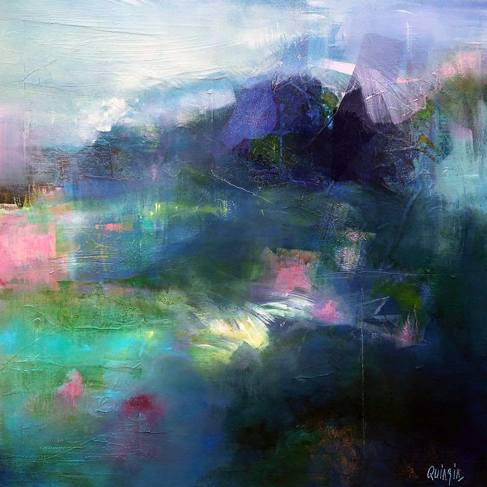At The Edge of a Lake art print by Marianne Quinzin for $57.95 CAD