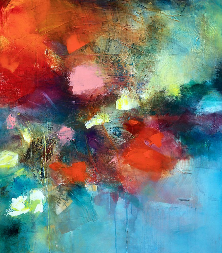 Behind The Flowers art print by Marianne Quinzin for $57.95 CAD