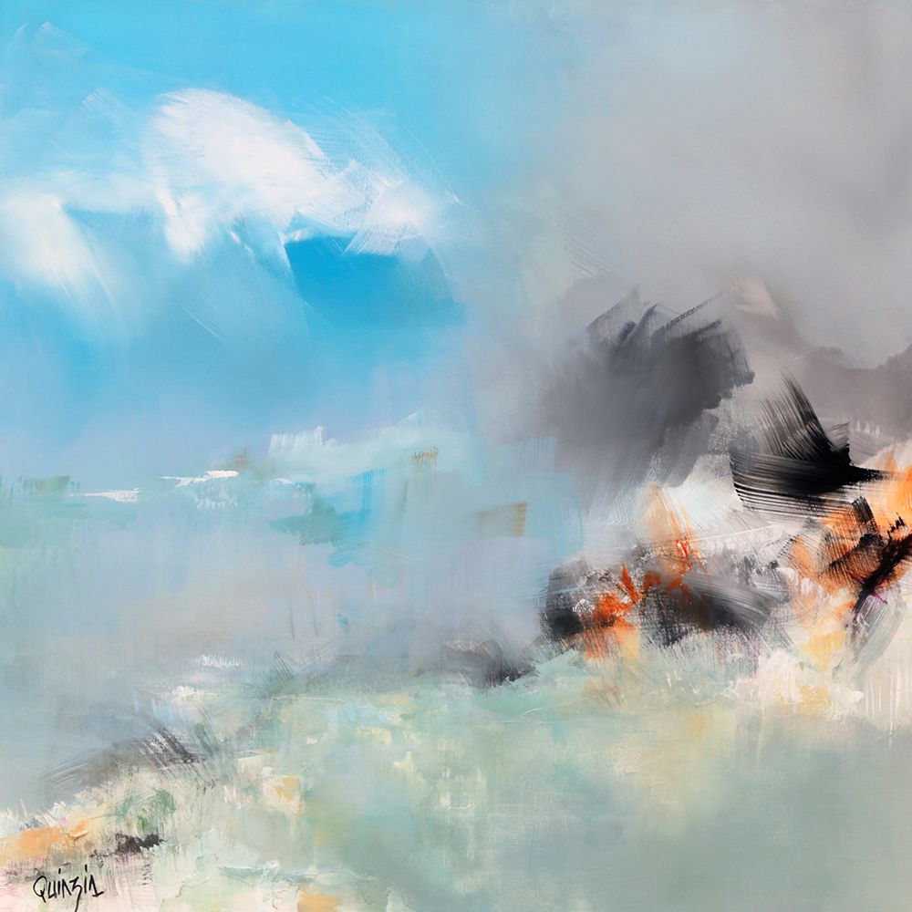 Living Blue art print by Marianne Quinzin for $57.95 CAD
