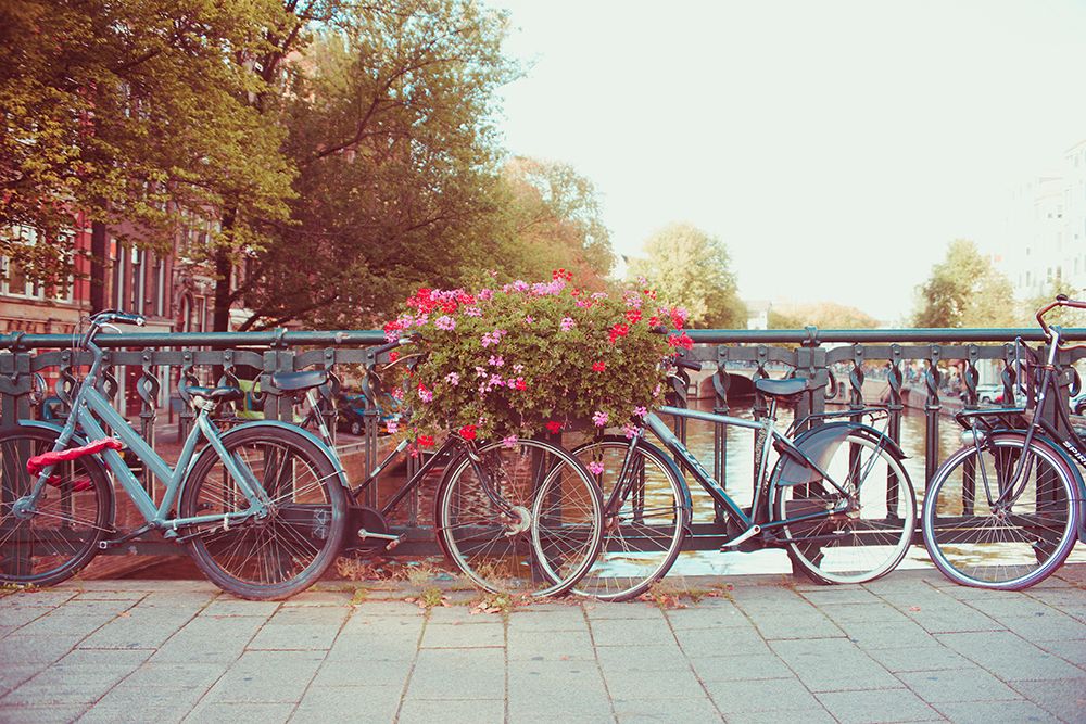 Amsterdam Bikes No. 1 art print by Sonja Quintero for $57.95 CAD