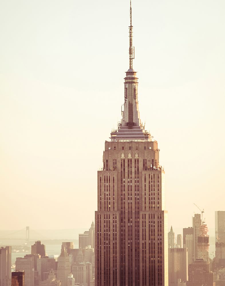 Empire Skyline Sunset art print by Sonja Quintero for $57.95 CAD