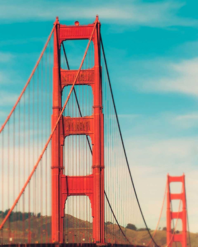 Golden Gate in The Morning art print by Sonja Quintero for $57.95 CAD
