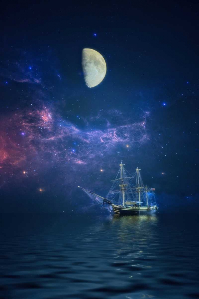 By Way of The Moon and Stars art print by John Rivera for $57.95 CAD