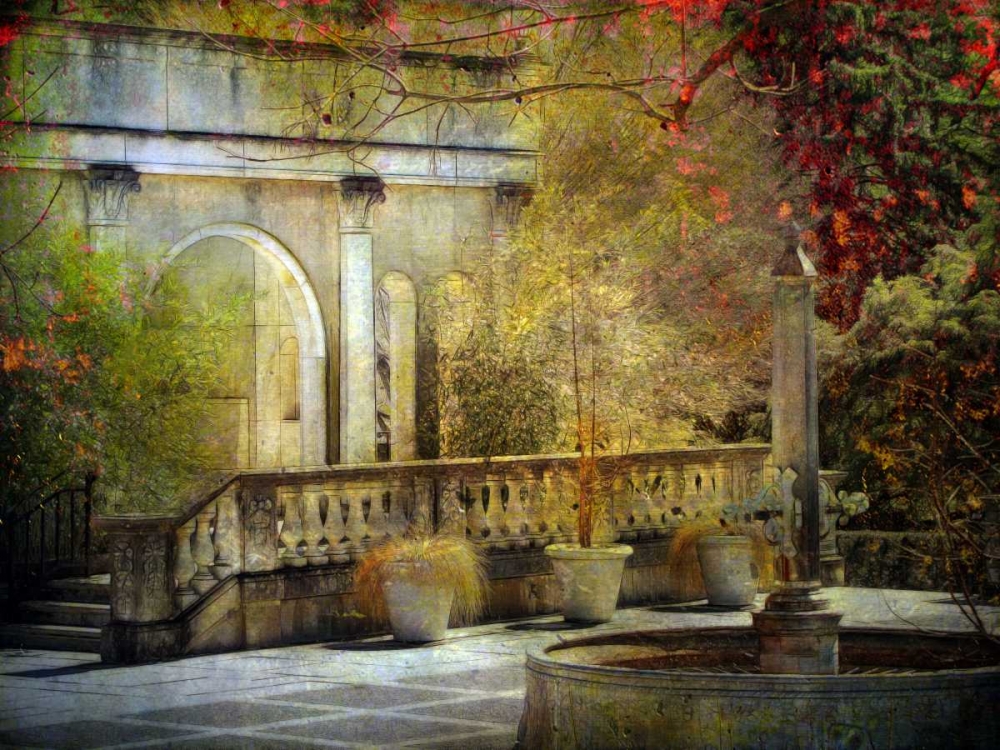 Courtyard art print by John Rivera for $57.95 CAD
