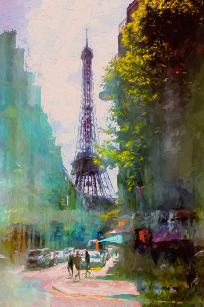 Paris Street art print by John Rivera for $57.95 CAD