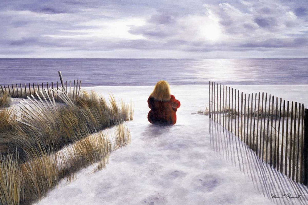 Girl on the Beach art print by Diane Romanello for $57.95 CAD
