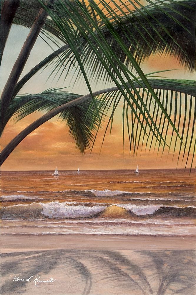 Paradiso Sunset art print by Diane Romanello for $57.95 CAD