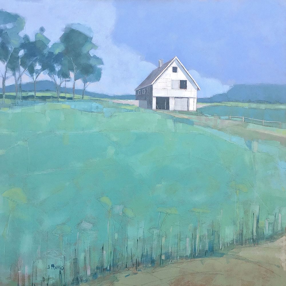 Barn in Midsummer Light art print by John Rufo for $57.95 CAD