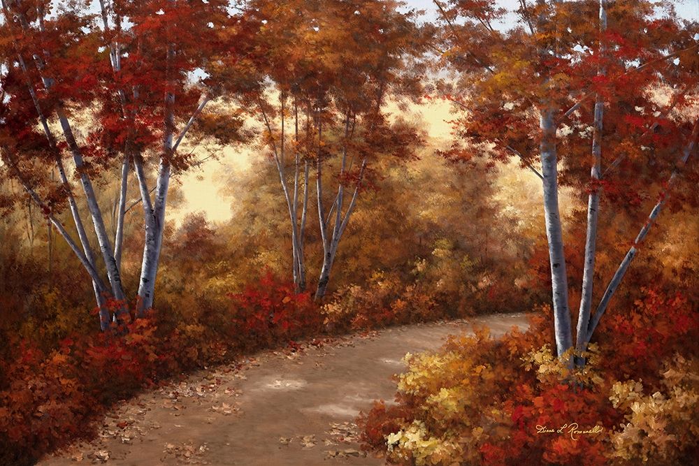 Golden Birches art print by Diane Romanello for $57.95 CAD