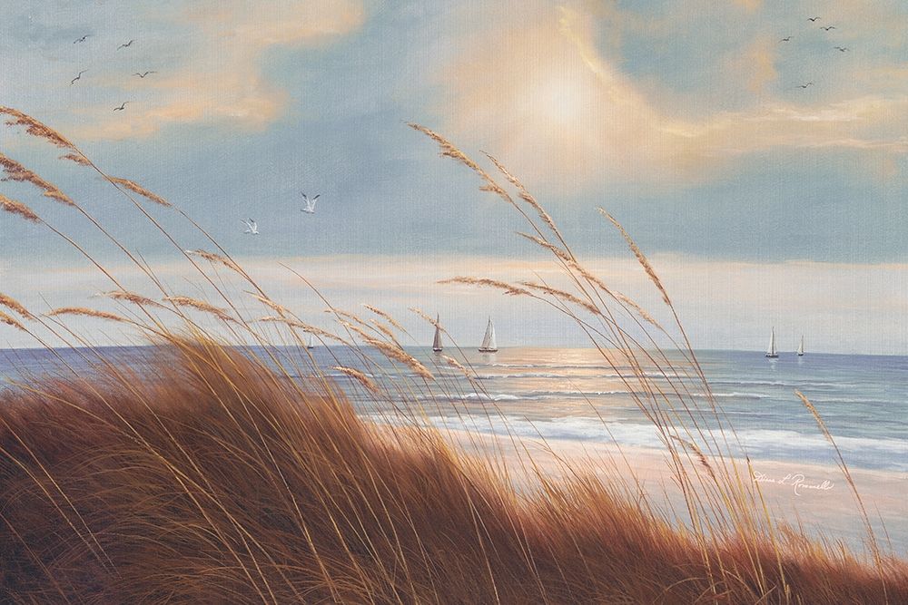 Sailboat Breezeway art print by Diane Romanello for $57.95 CAD