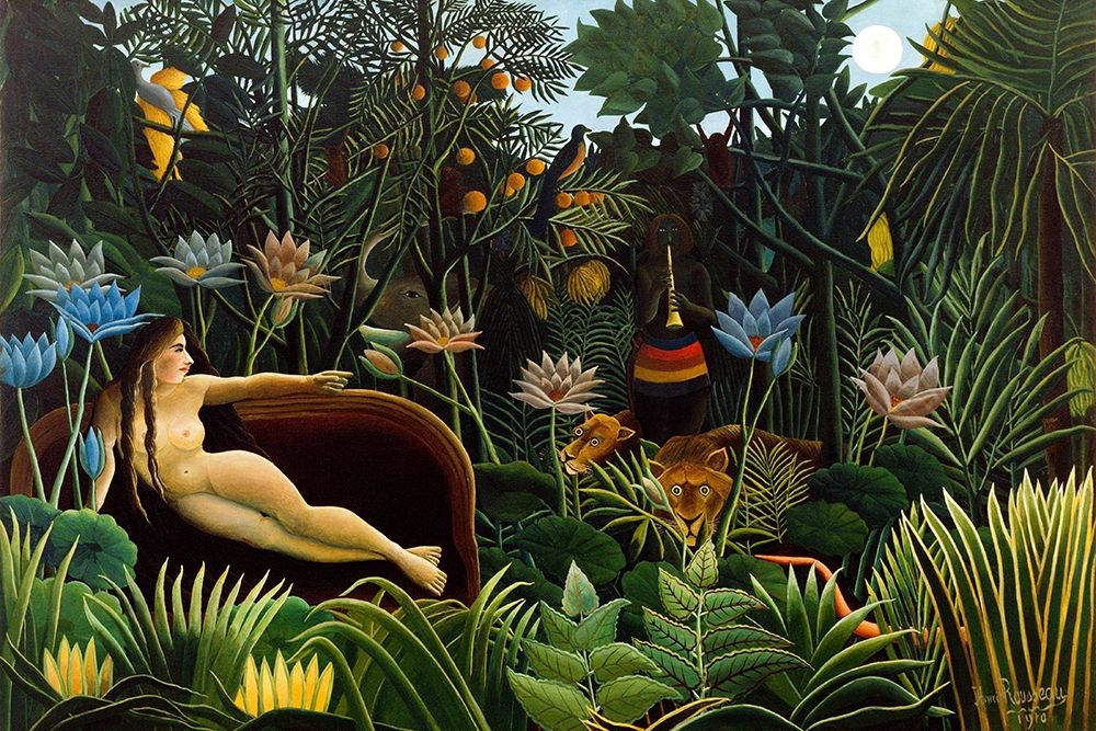 The Dream art print by Henri Rousseau for $57.95 CAD