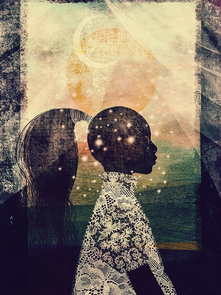 The Sun, Stars and Moon art print by Erin K. Robinson for $57.95 CAD