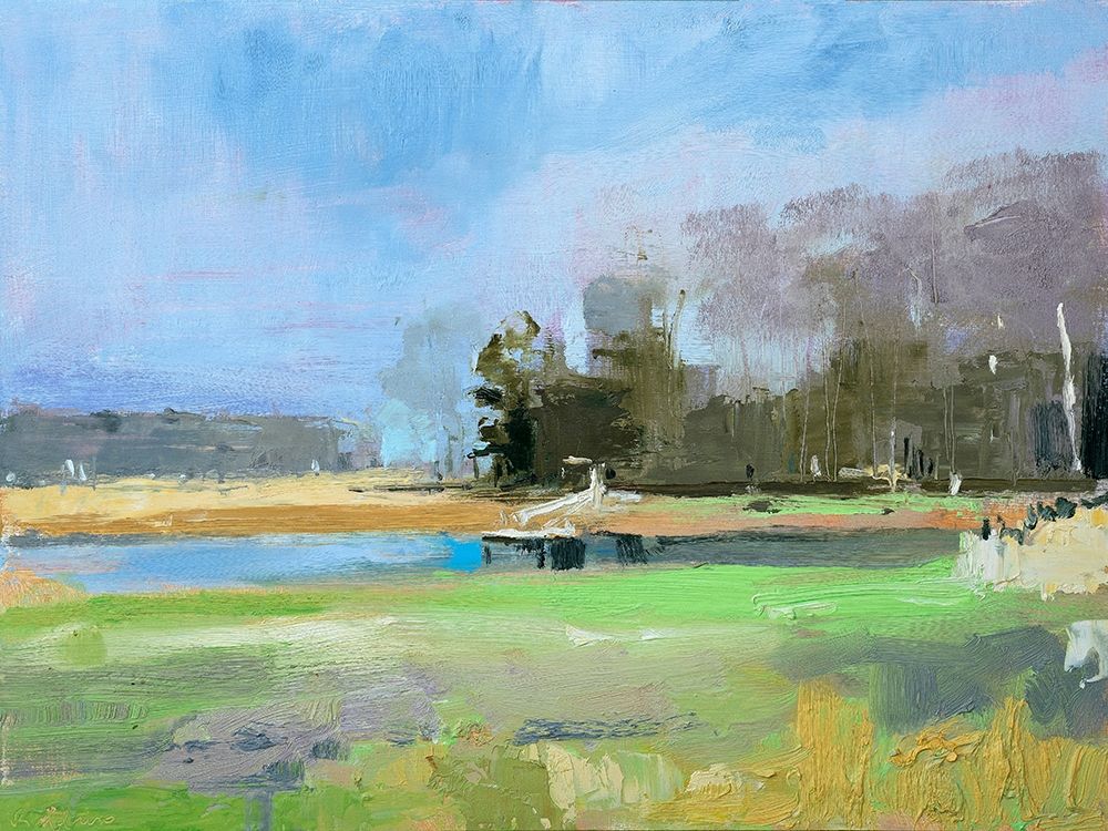 Odiorne Point Tree Line II art print by Kathleen Robbins for $57.95 CAD