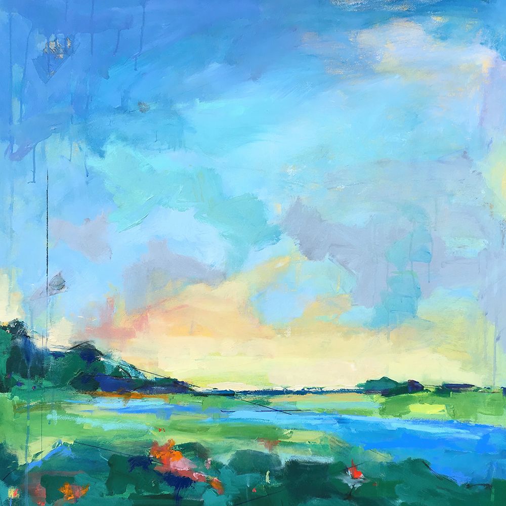 River Marsh art print by Page Pearson Railsback for $57.95 CAD