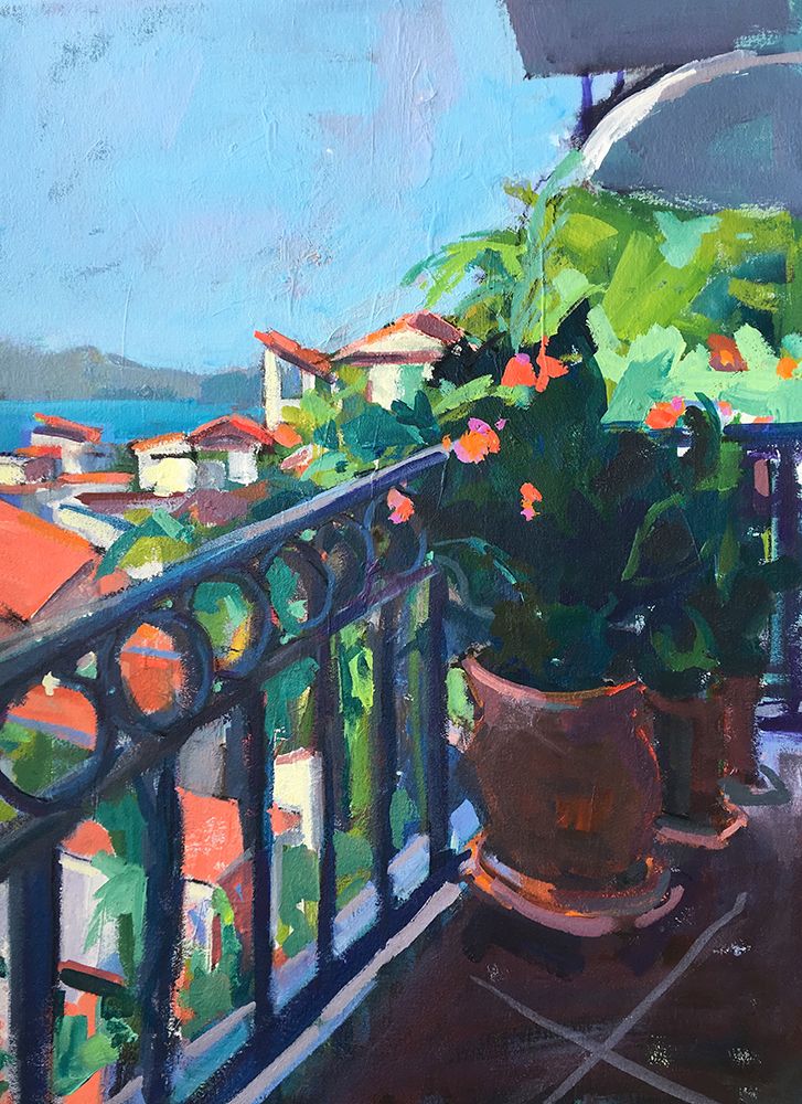 Terrace View art print by Page Pearson Railsback for $57.95 CAD