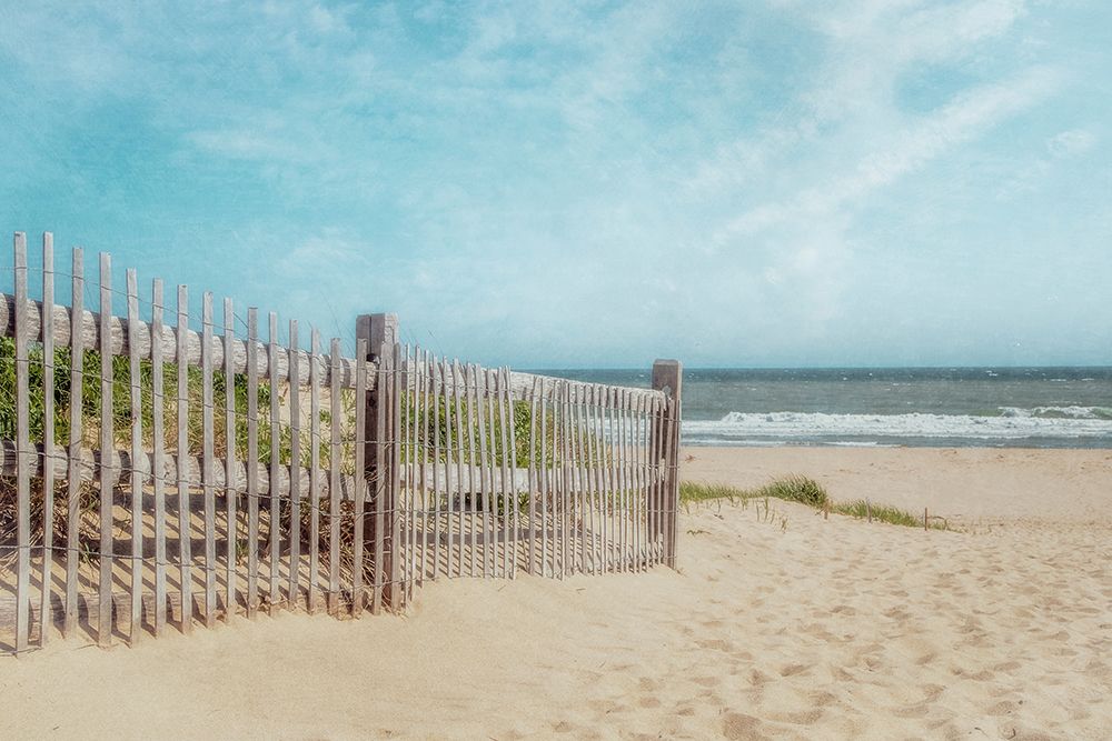 Aqua and Beige Beach art print by Brooke T. Ryan for $57.95 CAD