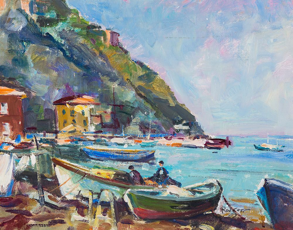 Italian Harbor art print by Richard A. Rodgers for $57.95 CAD