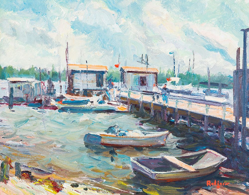 Naples Dock art print by Richard A. Rodgers for $57.95 CAD