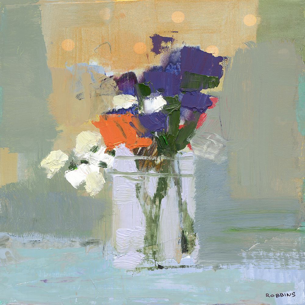 Bouquet With Polka Dots No. 8 art print by Kathleen Robbins for $57.95 CAD