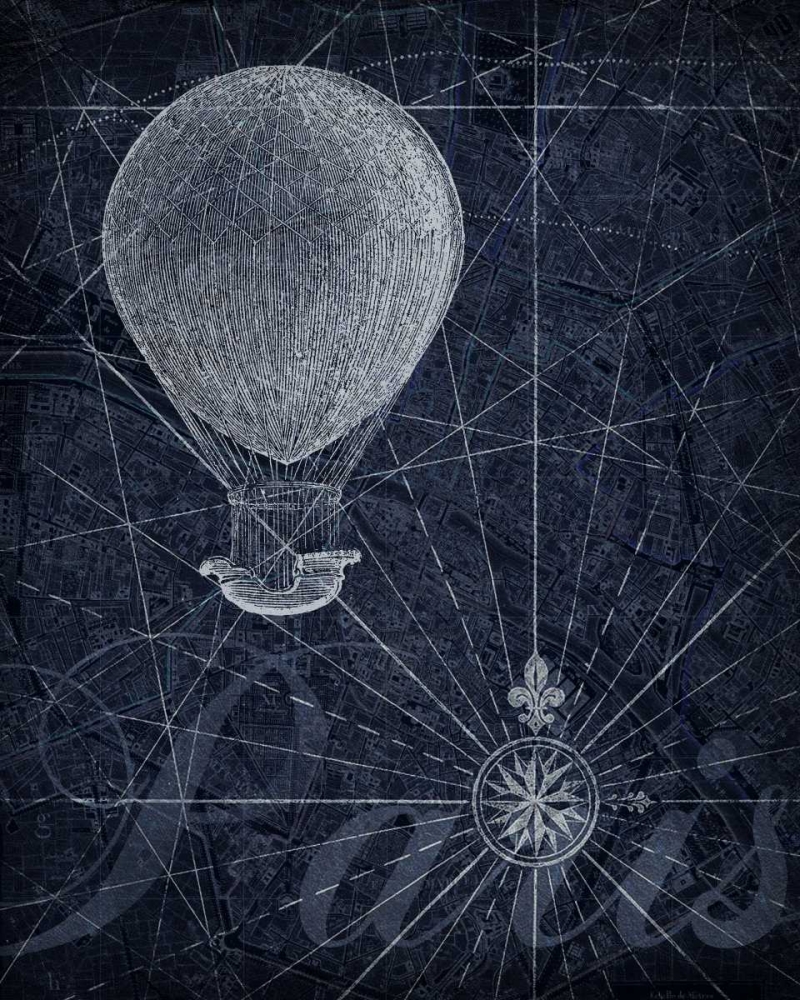 Hot Air over Paris I art print by Art Roberts for $57.95 CAD