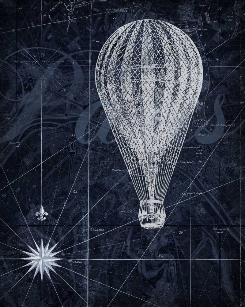 Hot Air over Paris II art print by Art Roberts for $57.95 CAD