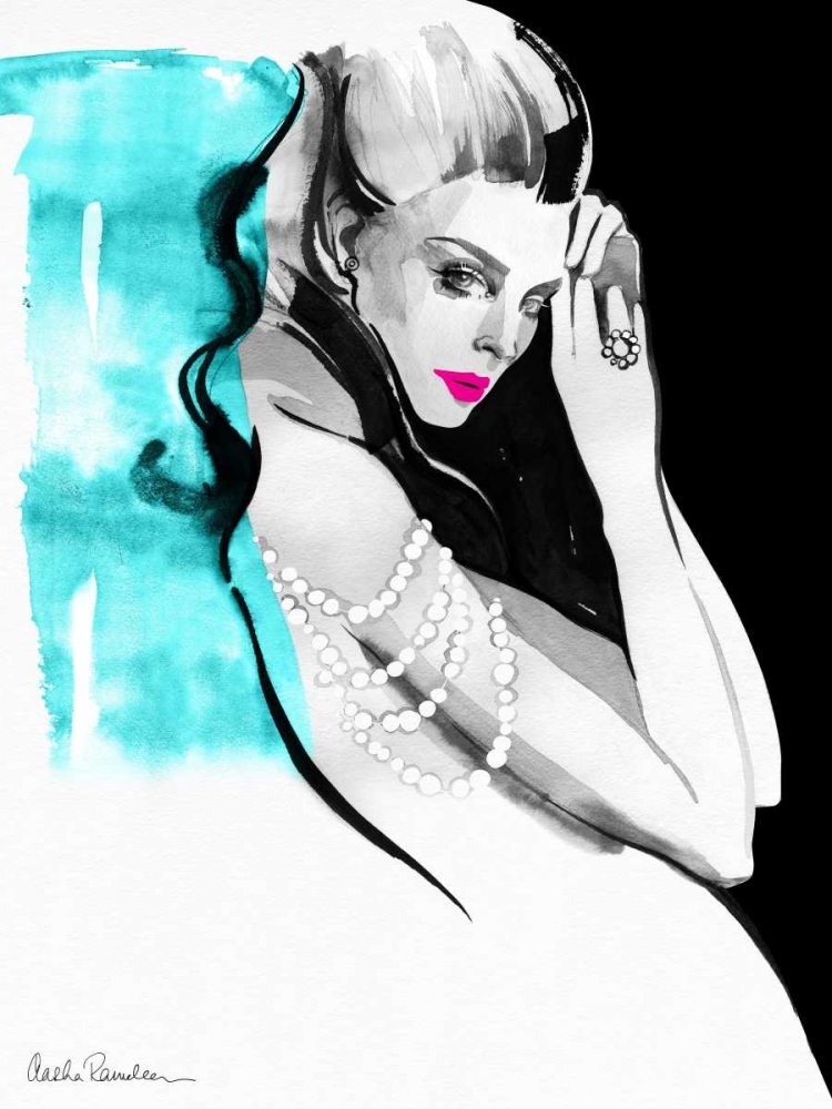 Shoulder Necklace art print by Aasha Ramdeen for $57.95 CAD