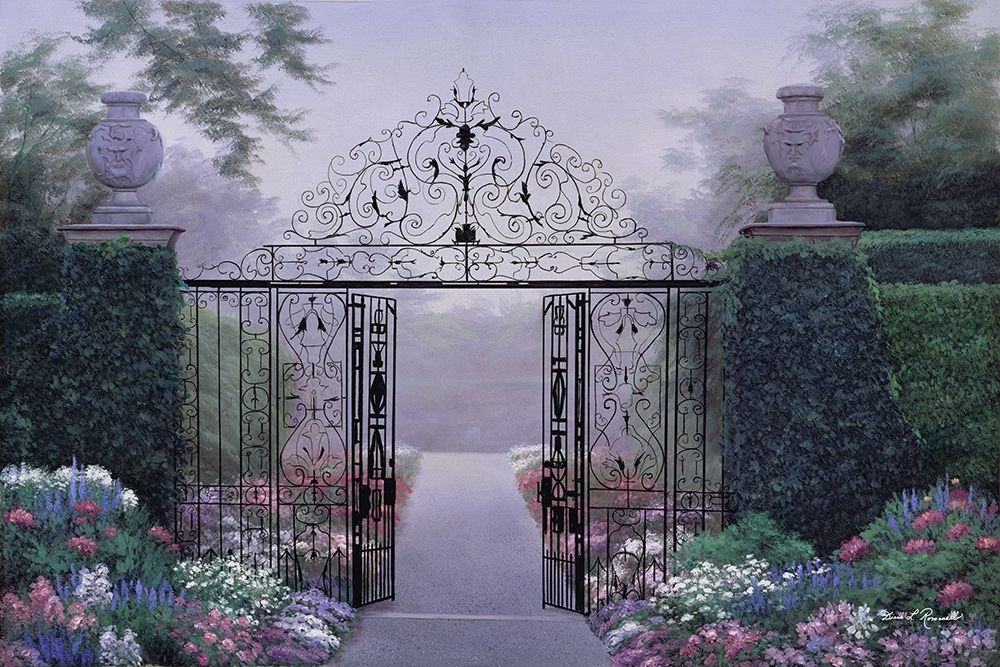 Elegant Garden art print by Diane Romanello for $57.95 CAD