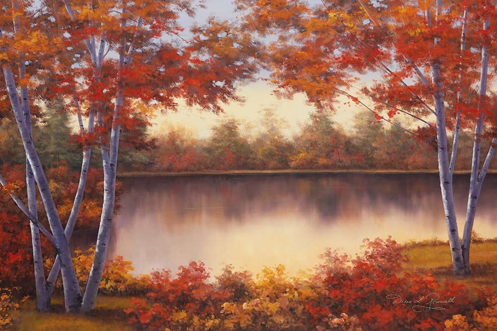 Red and Gold art print by Diane Romanello for $57.95 CAD