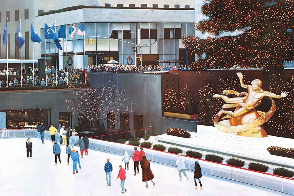 Rockefeller Center art print by Diane Romanello for $57.95 CAD