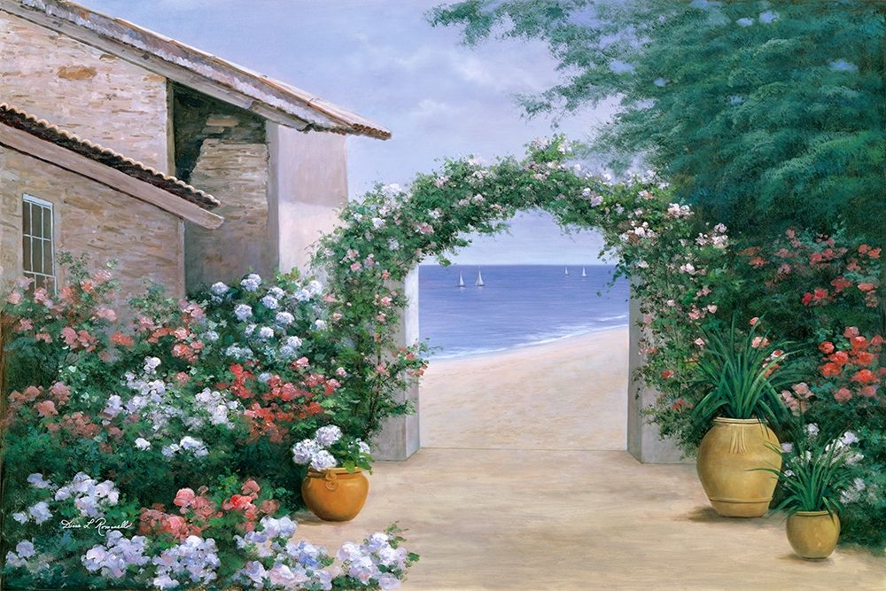 Seaside Trellis art print by Diane Romanello for $57.95 CAD
