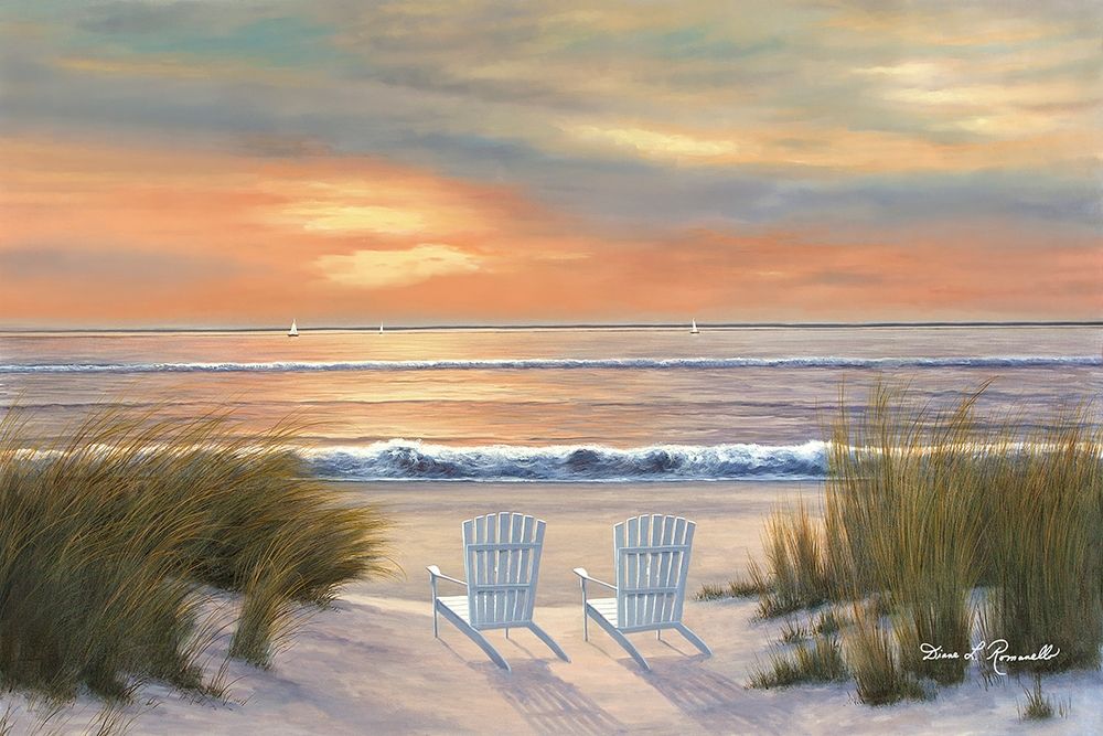 Paradise Sunset art print by Diane Romanello for $57.95 CAD