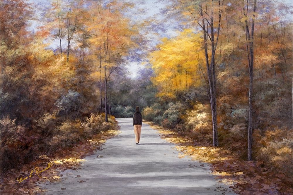 Quiet Walk art print by Diane Romanello for $57.95 CAD