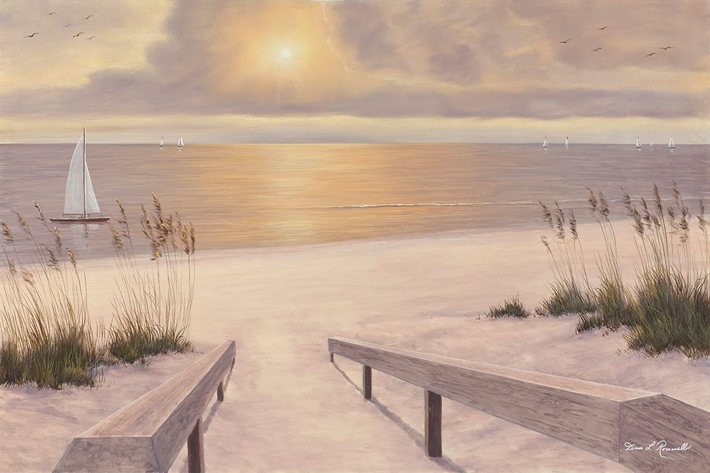 Beach Glow art print by Diane Romanello for $57.95 CAD