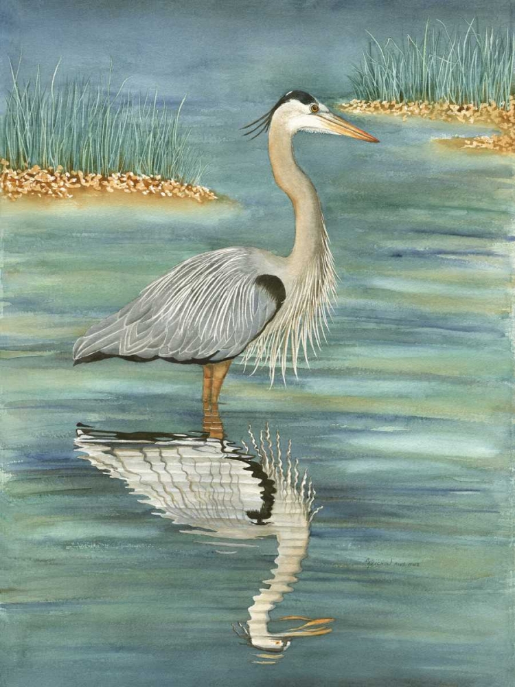Blue art print by Christine Reichow for $57.95 CAD