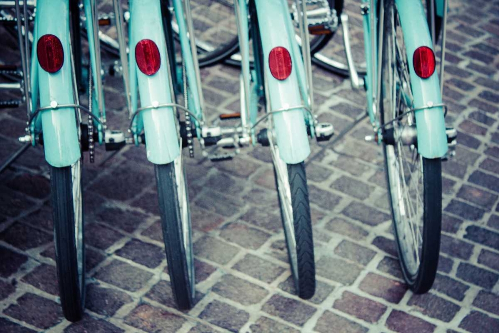 Bicycle Line Up 1 art print by Jessica Reiss for $57.95 CAD