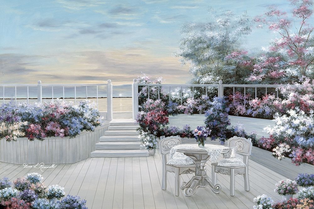 Flowers and Lace art print by Diane Romanello for $57.95 CAD
