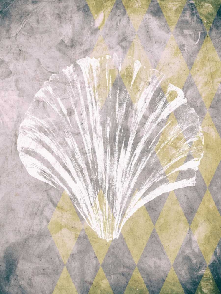 Vintage Harlequin Shell 2 art print by Alicia Soave for $57.95 CAD