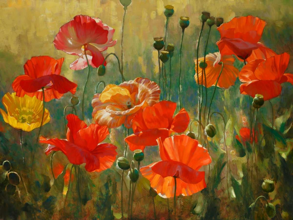 Poppy Fields art print by Emma Styles for $57.95 CAD