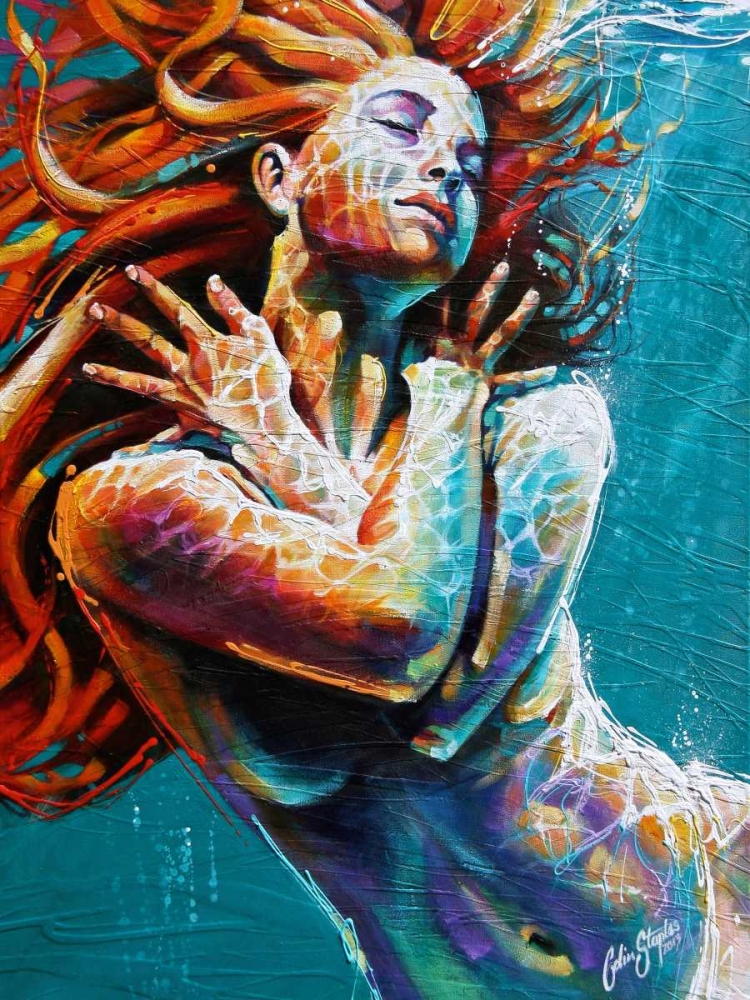 Floating in Color art print by Colin John Staples for $57.95 CAD