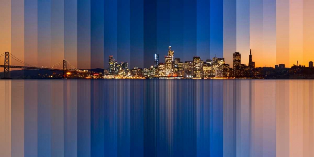 Chromatic Symphony San Francisco art print by Lee Sie for $57.95 CAD