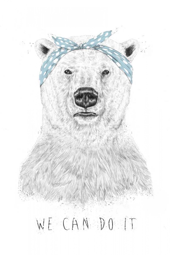 We Can Do It art print by Balazs Solti for $57.95 CAD