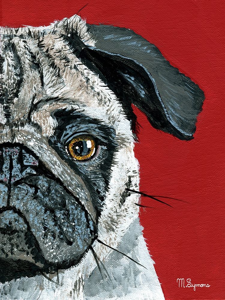 Pug a Boo art print by Melissa Symons for $57.95 CAD