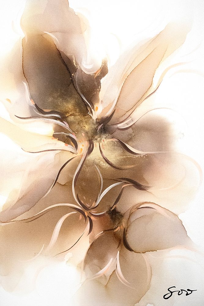 Golden Orchid art print by SoosooStudios for $57.95 CAD