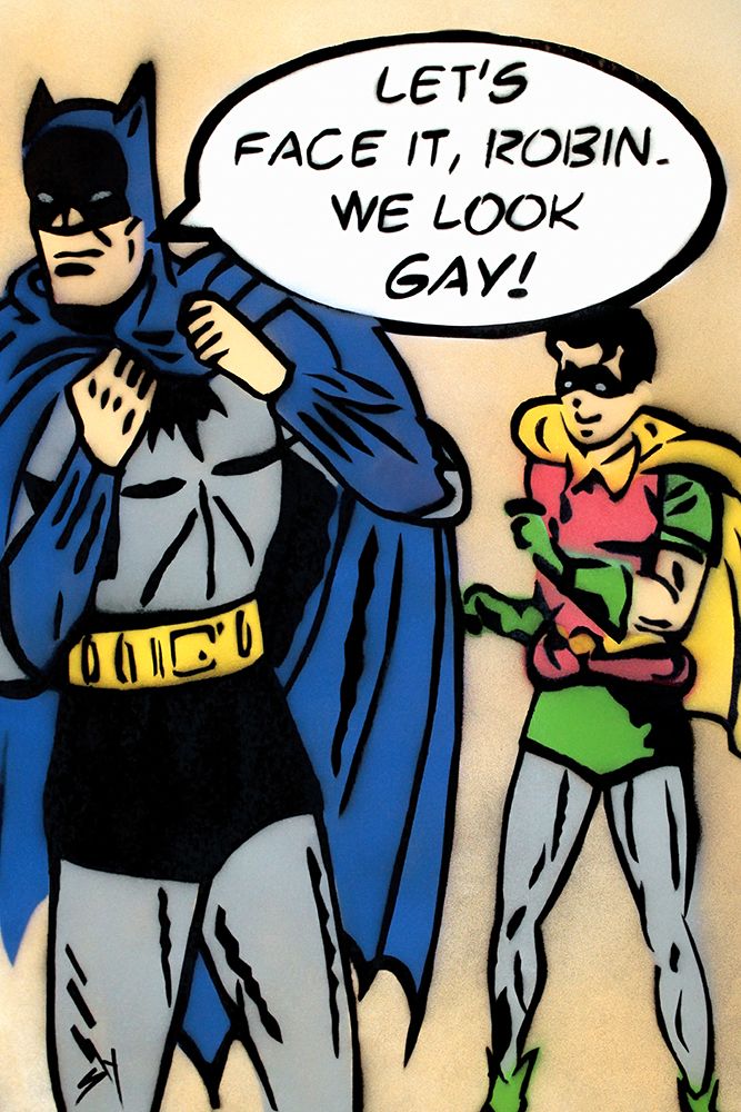 Bat Gay art print by Juan Sly for $57.95 CAD