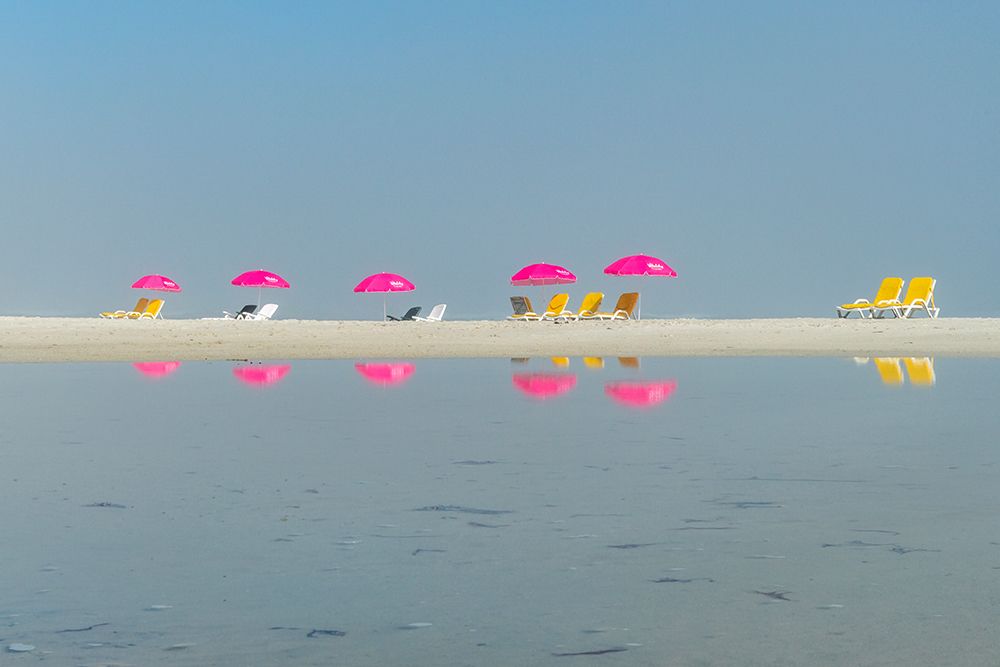 Camps Bay Beach Umbrellas art print by Richard Silver for $57.95 CAD