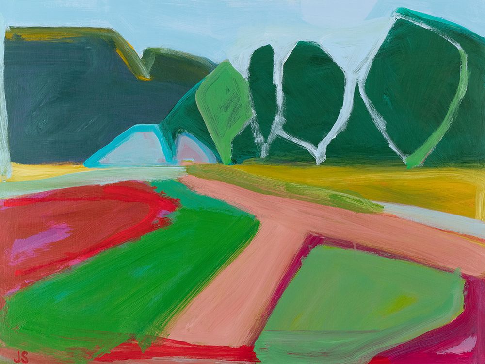 Community Garden Paths art print by Jessica Singerman for $57.95 CAD
