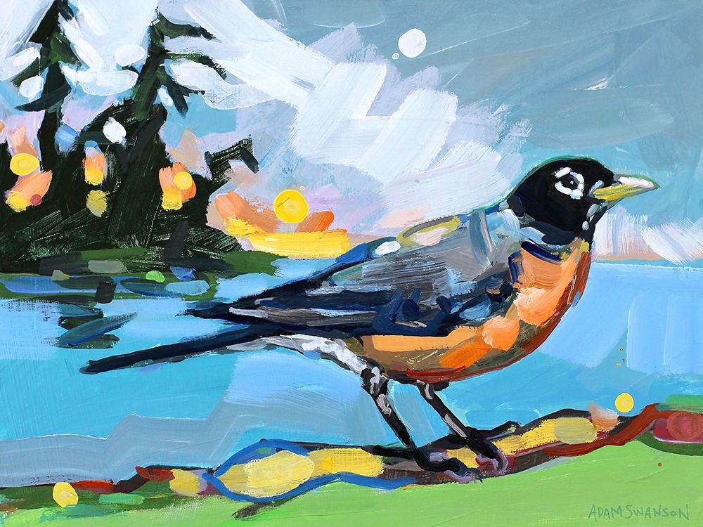 Listening art print by Adam Swanson for $57.95 CAD