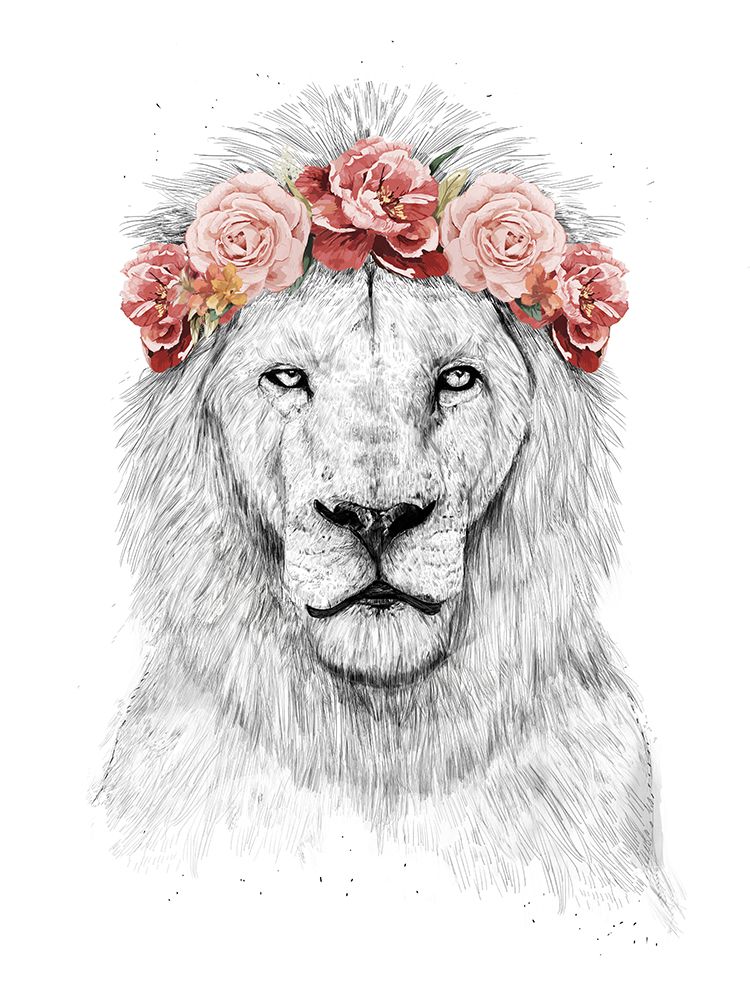 Festival Lion art print by Balazs Solti for $57.95 CAD